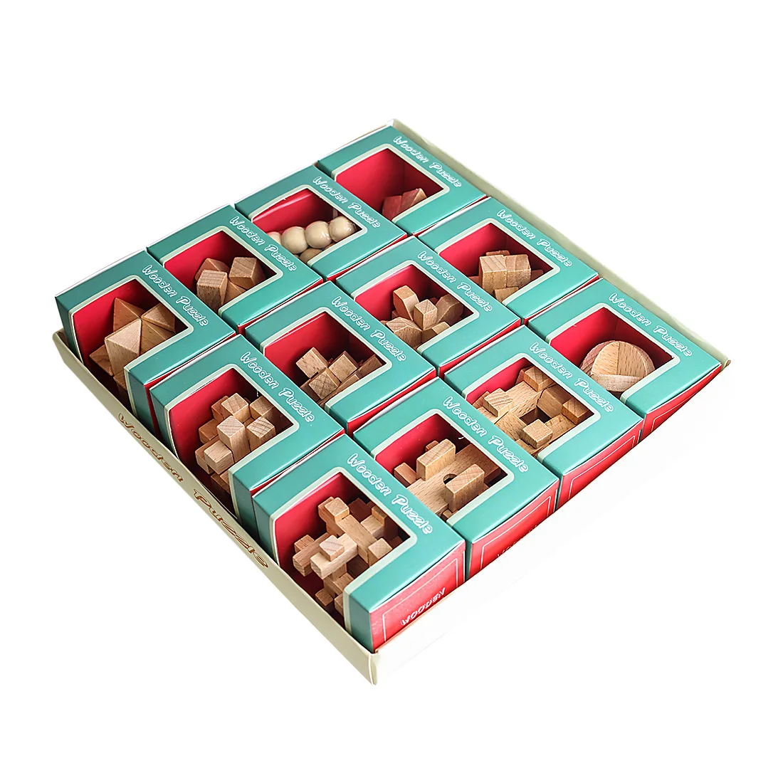 Новая распродажа 12 шт. деревянный бук Kong Ming пазл с замком Luban Lock набор обучающая игрушка для взрослых Рождественский подарок