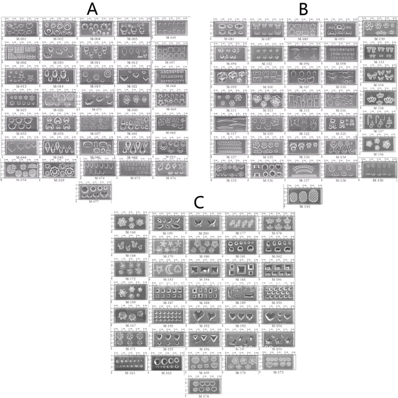

36Pcs Mini Size Nail Art Silicone Mold Leaves Flower Animals Template Acrylic Gel Tools Resin Mold Jewelry Making Tools