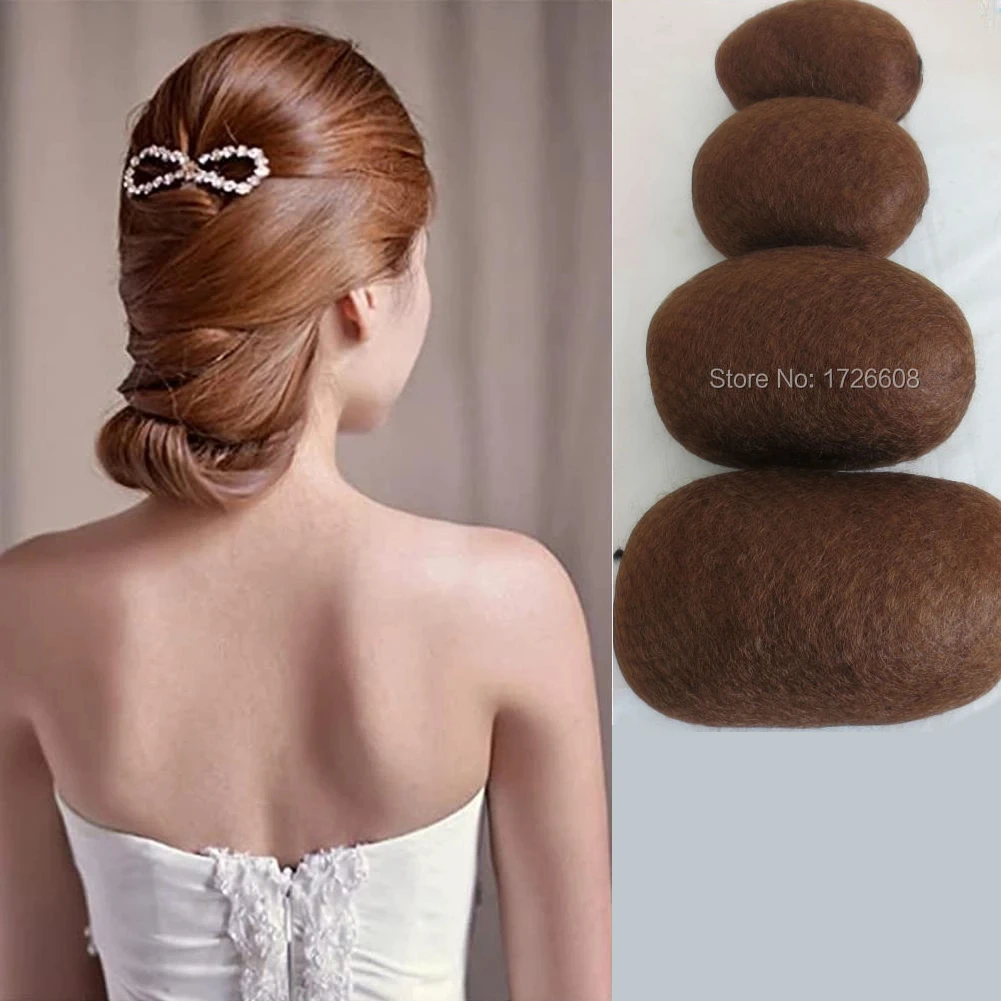 Hair Padding Wedding Bun | Bun Hairstyle Wedding | Black Bun Hair Pieces -  Black/brown - Aliexpress
