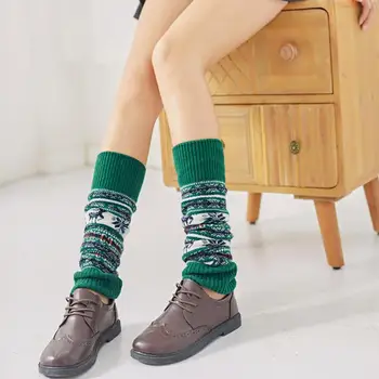 

Women Socks Winter Compression Socks Thigh High Over The Knee Socks Long Print Stock Warm Socks Skarpetki Sokken #2O24
