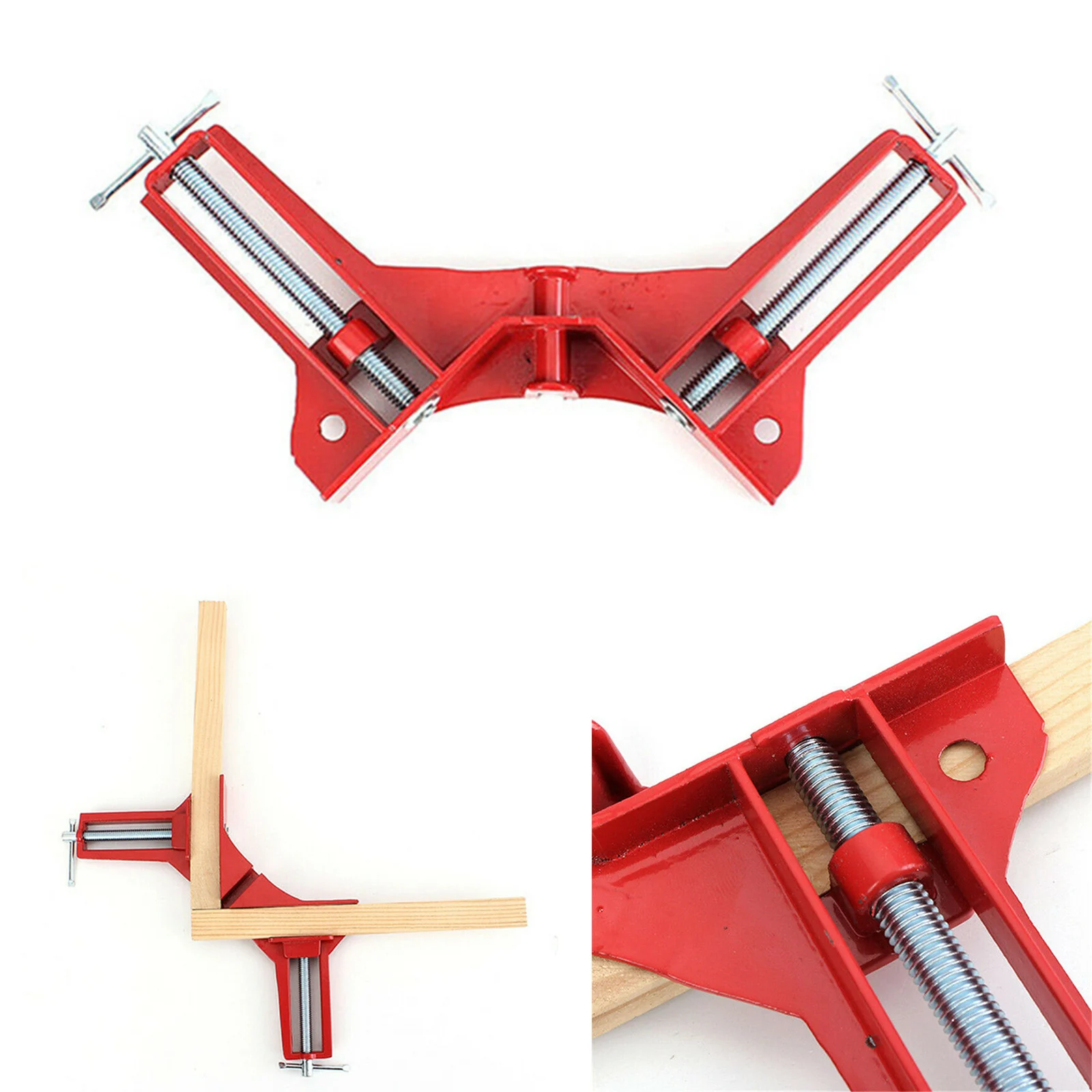 4pcs Style 90 Degrees Angle Clamp Right Angle Woodworking Frame Clamp