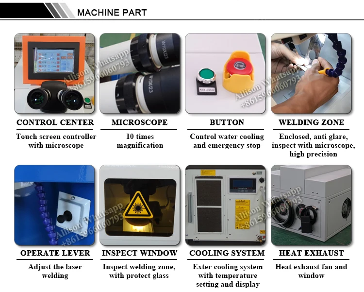 Table Jewelry laser welding machine 200W 300W-3
