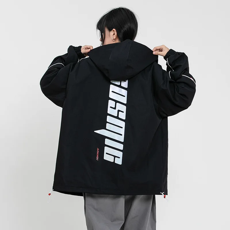 

City Where the Product 2020 Spring New Style COUPLE'S Hooded Jacket Casual Coat Men's Popular Brand Jacket