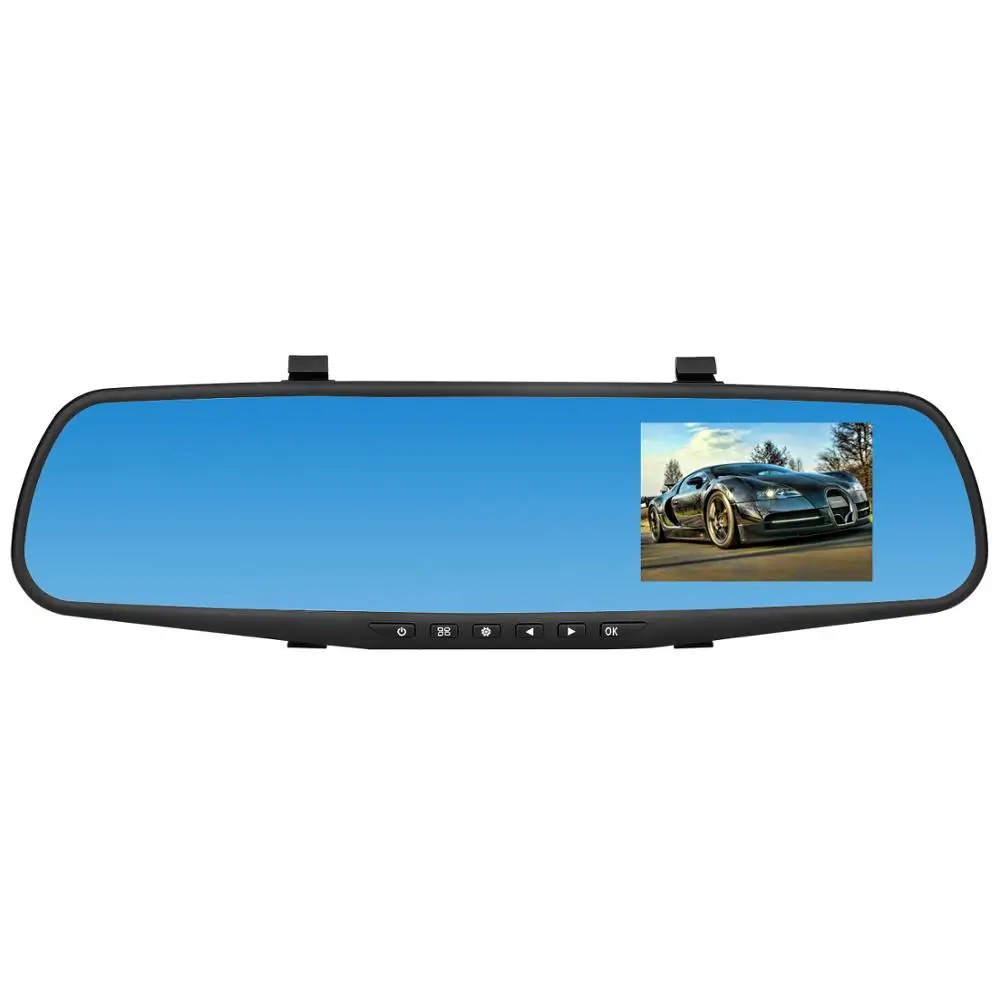 3.5inch Universal Car Front And Rearview Antidazzling Mirror Display