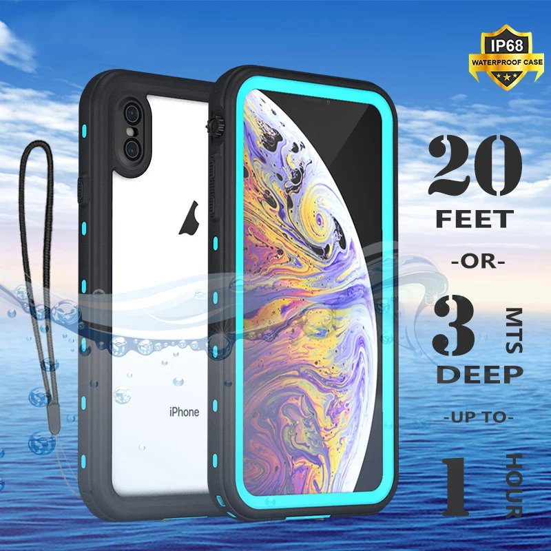 IP68 Waterproof Phone Case For iPhone 11 Pro Max X XR XS MAX Clear Silicone Shell for Apple 8 7 6 6S Plus Shockproof Cover IP68 Waterproof Phone Case For iPhone 11 Pro Max X XR XS MAX Clear Silicone Shell for Apple 8 7 6 6S Plus Shockproof Cover