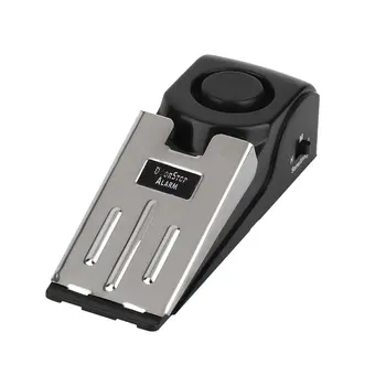 

Door stop stopper alarm block blocking system 125 dB Anti-theft Burglar Stop System Security Home Wedge Shaped