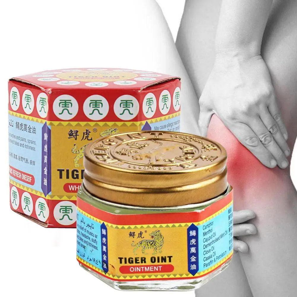

20g Original Thailand Painkiller Tiger Ointment White Balm Ointment Muscle Pain Relief refreshing Ointment Soothe itch body care