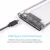 ORICO 2.5" Transparent HDD/SSD Case Type C SATA to USB3.1 Gen2 10Gbps External Hard Drive Enclosure Support UASP Protocol