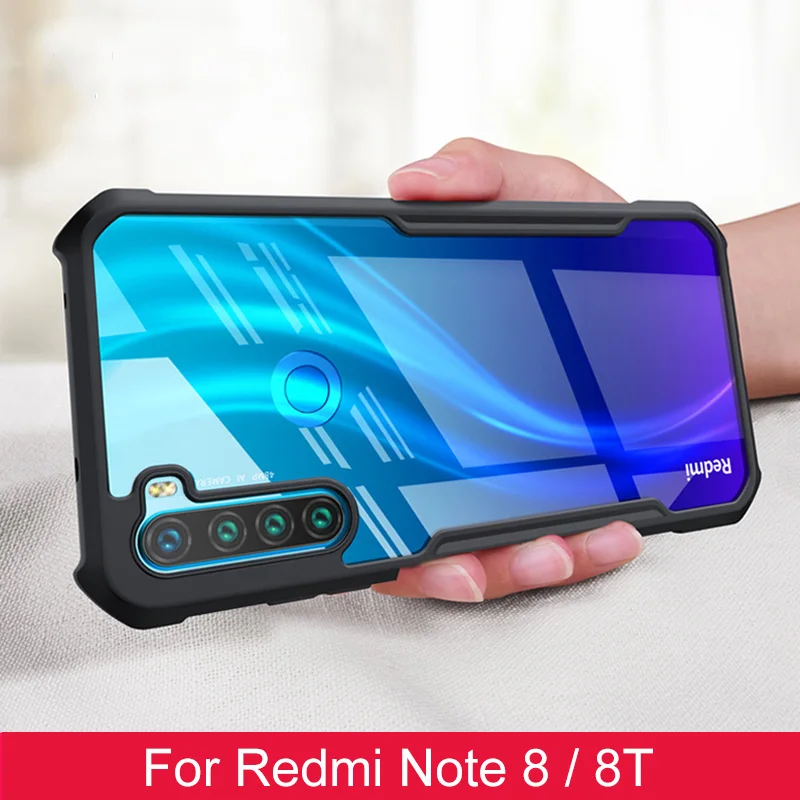 Защитный чехол для Redmi Note 8T 8 с воздушной подушкой бампер кольцо задняя крышка