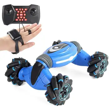 

Remote Control Stunt Car Gesture Induction Twisting Off-Road Vehicle Light Music Drift Dancing Side Driving Toy Gift for Kids