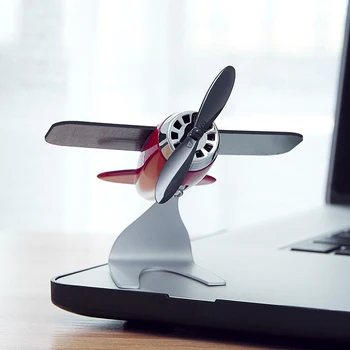 

Car Decoration Aromatherapy Airplane Decoration Solar Energy Rotate Aircraft Dashboard Solid Car Styling Solar Power Freshener