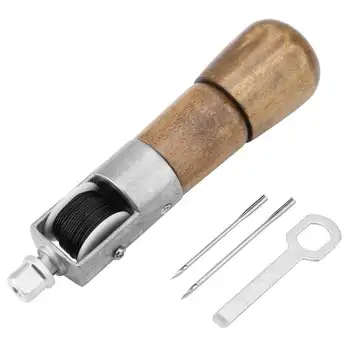 

New Leathercraft Tool Sets Leather Craft Automatic Lock Stitching Sewing Awl Tool Kit with 2 Needles
