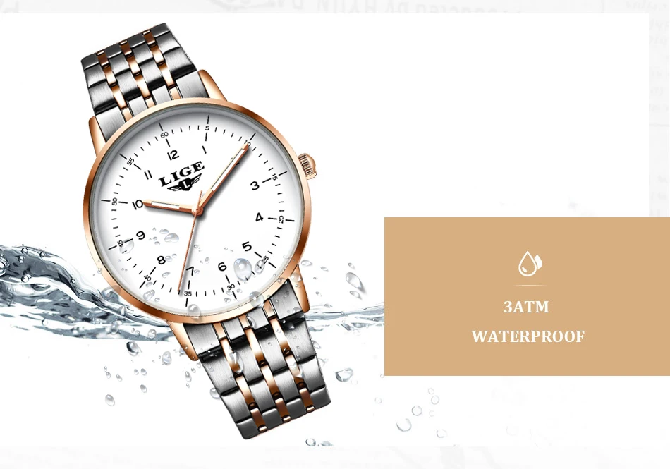2020 New Fashion Watch Women LIGE Brand Ladies Creative Steel Women Bracelet Watches Female Waterproof Clocks Relogio Feminino