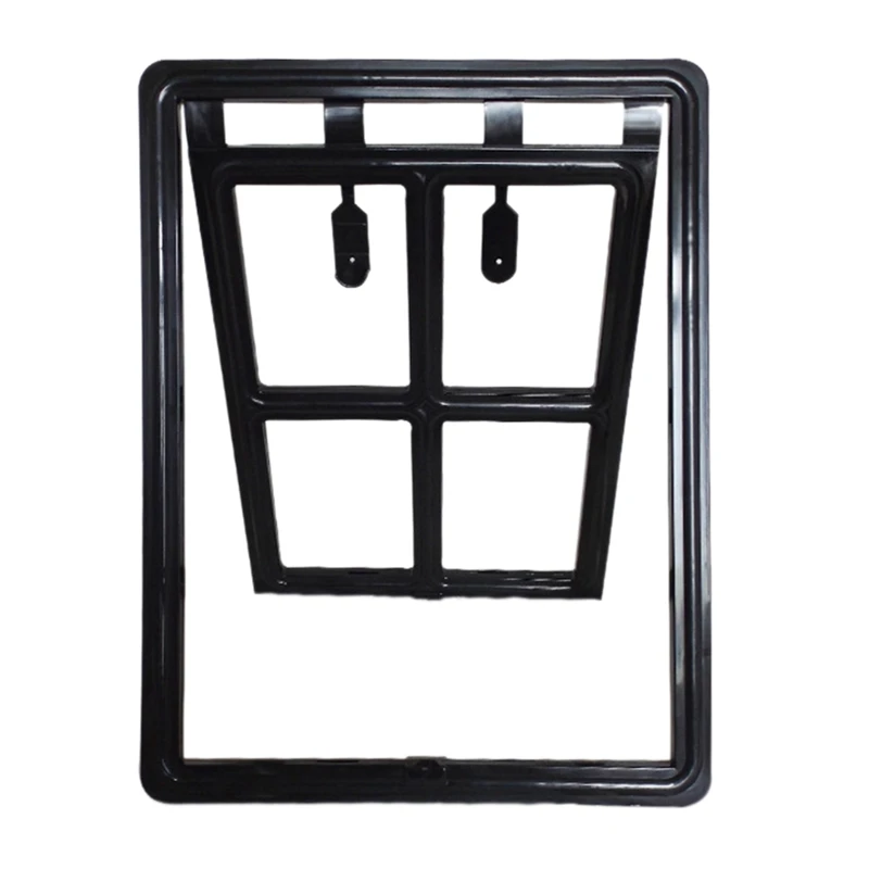 

Pet Dog Cat Gates Suspension Door Lockable Gate Way Cat Dog Pet Door Magnetic Flap Door for Screens Anti-Mosquito Pet Supplies L