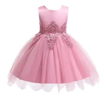 

Girl baby puff dress dress birthday birthday summer children skirt European and American mesh irregular princess skirt