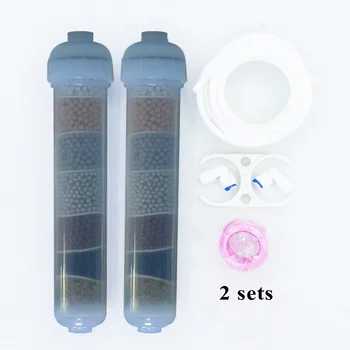 

7 IN 1 Alkaline Mineral Post Water Filter Cartridges With KDF,Activated Carbon For Reverse Osmosis Water Purification 2PCS/PACK