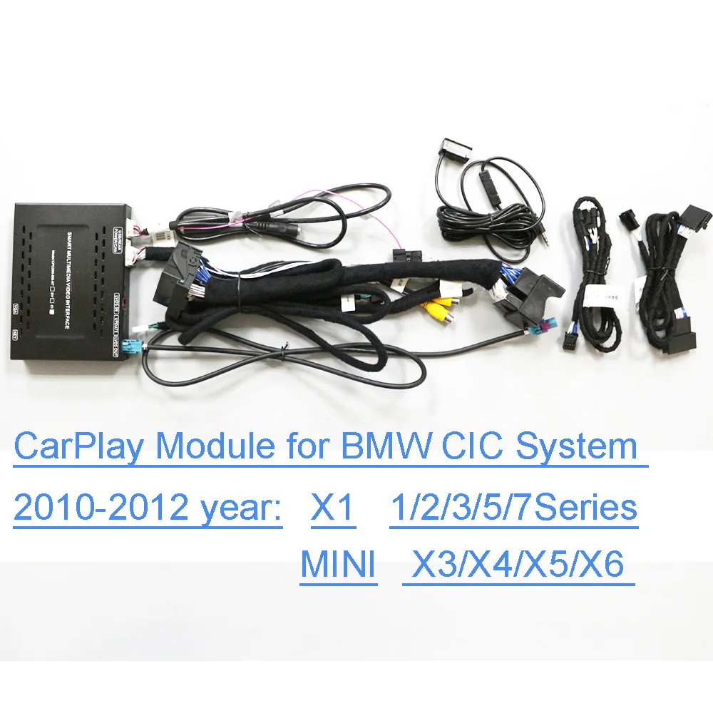 Модуль интерфейса камеры заднего хода для CIC системы с Carplay зеркальной X1 (2010 2012) MINI