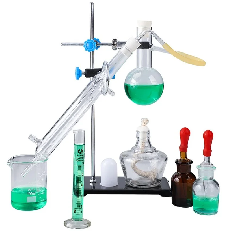 SMBYQ Kit d'instruments en Verre pour Laboratoire de Chimie