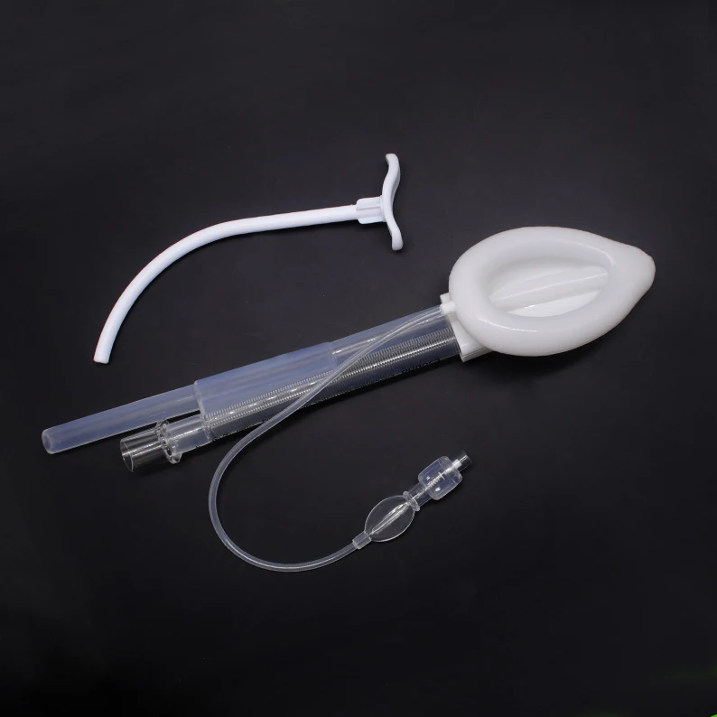 For 1PCS Medical Laryngeal Mask Disposable Double-lumen Silicone Anesthesia Airway Catheter Steel WireReinforced | Компьютеры и офис