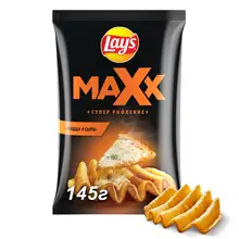 Чипсы LAY'S MAXX Пицца 4 Сыра, 145г