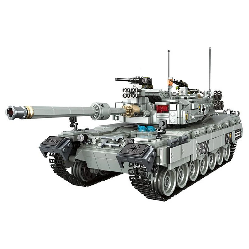 Military-Equipment-Tank-Building-Block-tank-Model-War-Series-Leopard-2 ...