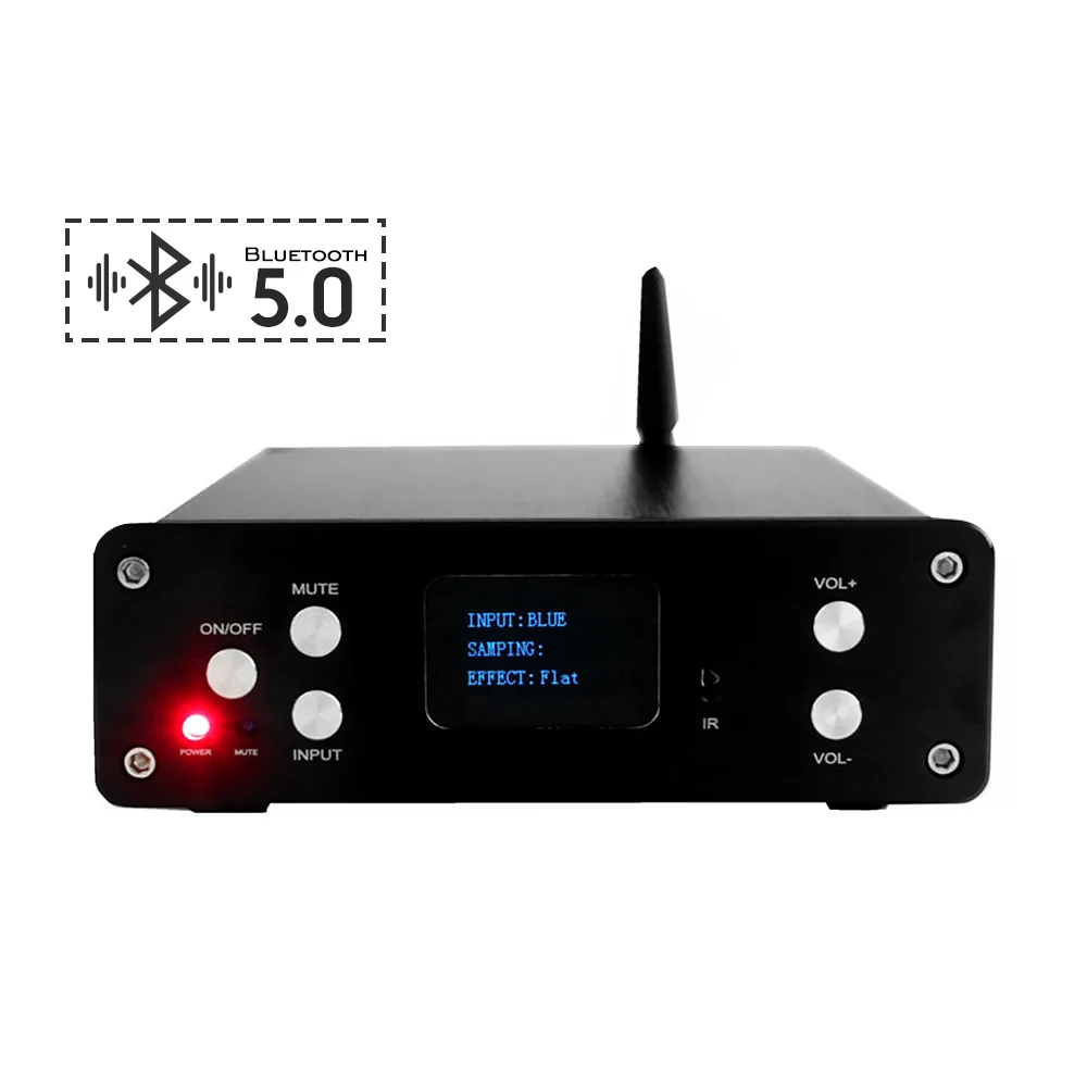 AIYIMA STA326 Bluetooth сабвуфер усилитель OLED 2,1 Усилитель мощности Bluetooth CSR8675 5,0 оптический коаксиальный USB вход 30Wx2+ 60 Вт