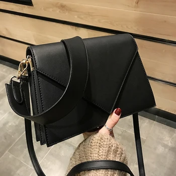 

Crossbody bags for women 2020 luxury handbags women bags designer PU leather Female Travel shoulder messenger bags black