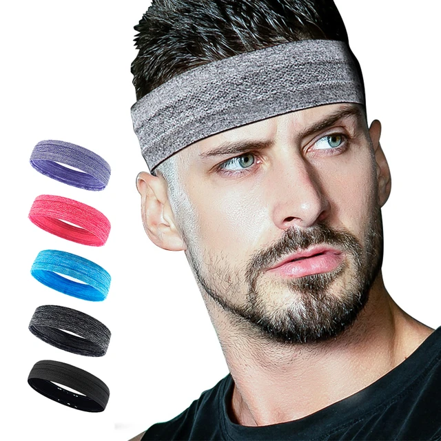 Bandeau de sport pour homme, bandeau de tête, pour jogging, basket-ball,  course à pied, sécurité - AliExpress