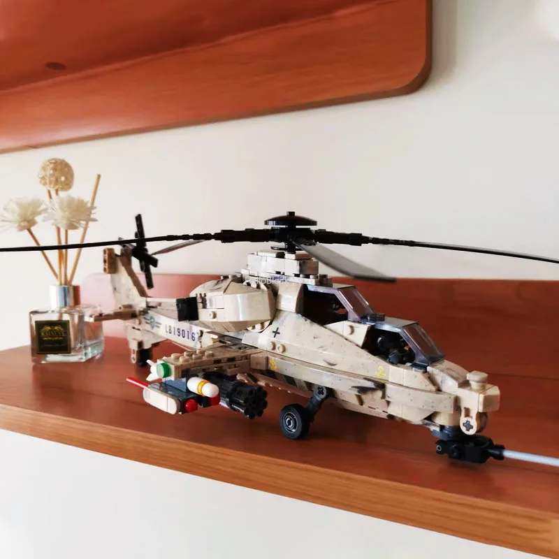 Военная серия A10 истребитель F35 WZ10 коптер AC130 воздушный солдат строительные блоки