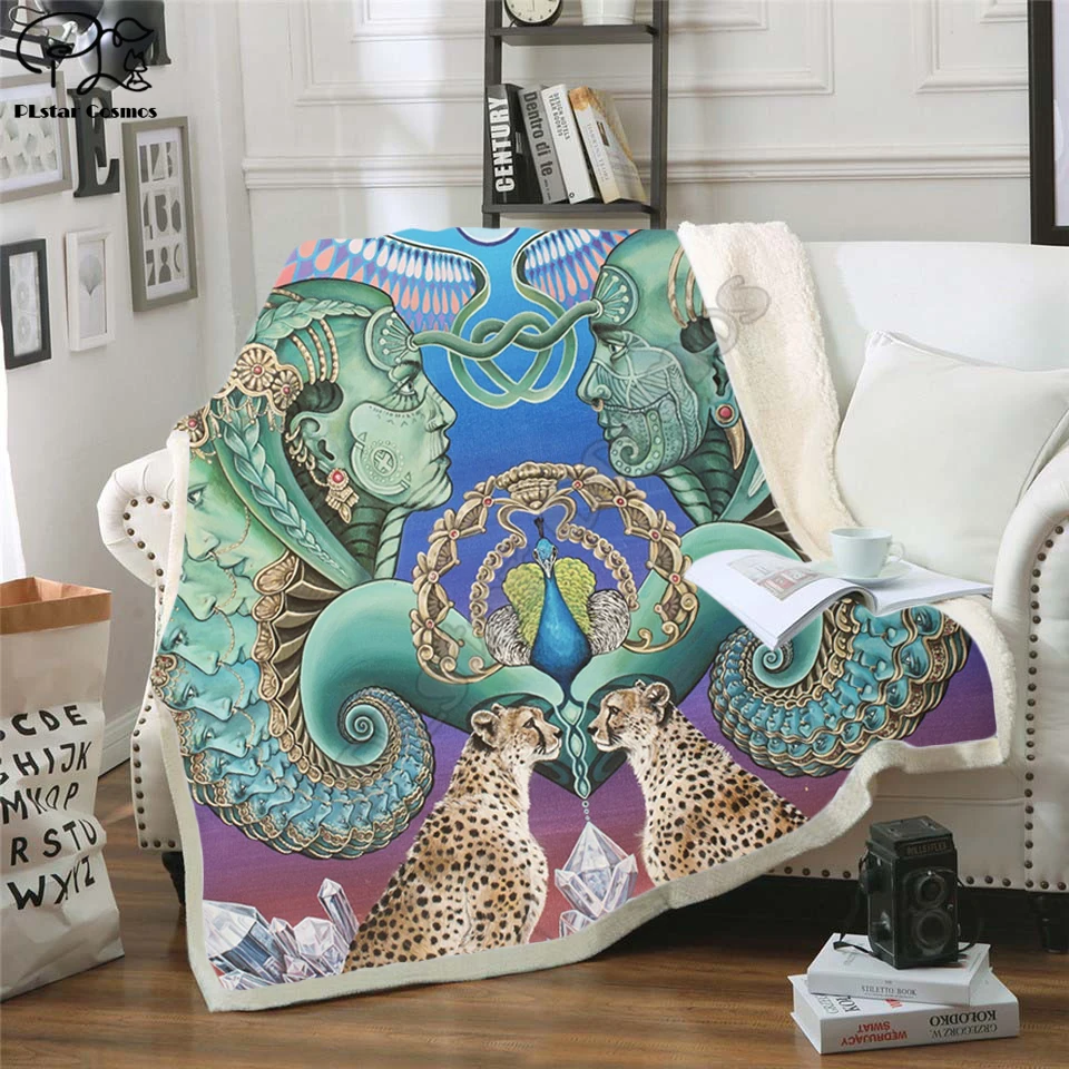 

Флисовое одеяло с отражением реакции, плюшевое 3d одеяло с принтом для взрослых, дивана, шерпа, флисовое покрывало, покрывало, плед