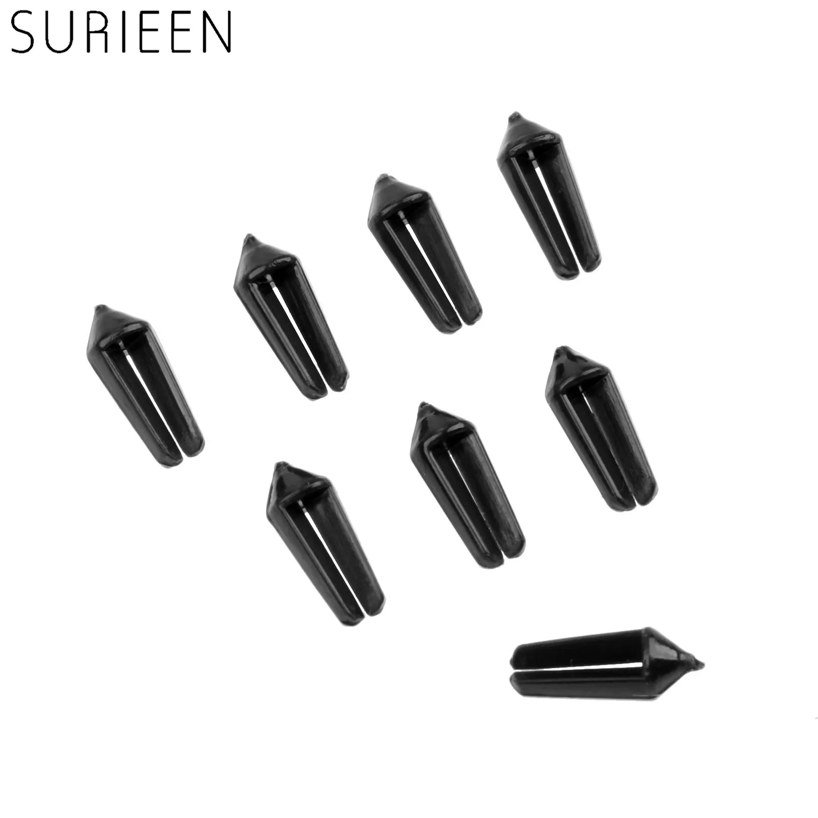 SURIEEN 8 шт. нейлоновые Защитные чехлы для Дротика набор аксессуаров сменные черные