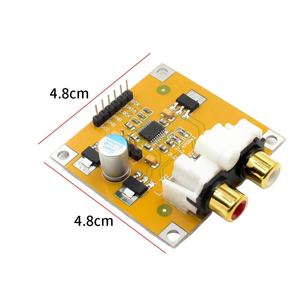 PCM5102 DAC Decoder Board I2S Player Module 32Bit 384K Audio Video Durable Beyond ES9023 Parts Home Assembled Practical