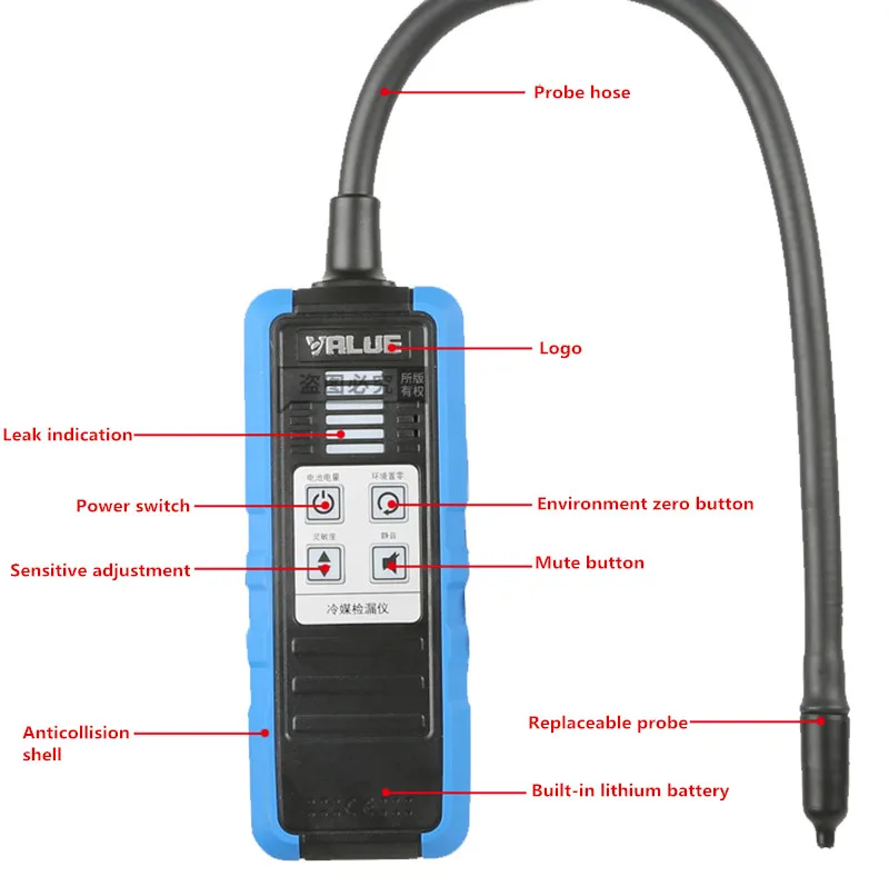 VML1 Electronic Leak Detector R410 R22 R32 Refrigerant, 47 OFF