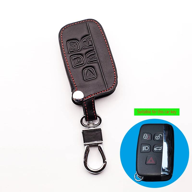 High Quality New Design Style Leather Car Key Cover Case For Land Rover A9 Range Rover Freelander Evoque Discovery Keychain Hot Key Case For Car Aliexpress