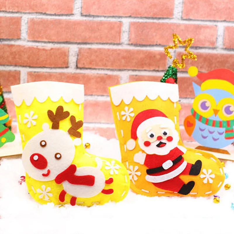 Конфеты сумки детские игрушки для детского сада поделки своими руками для детей детские рождественские носки Декор Детские обучающие игрушки для детей, подарки