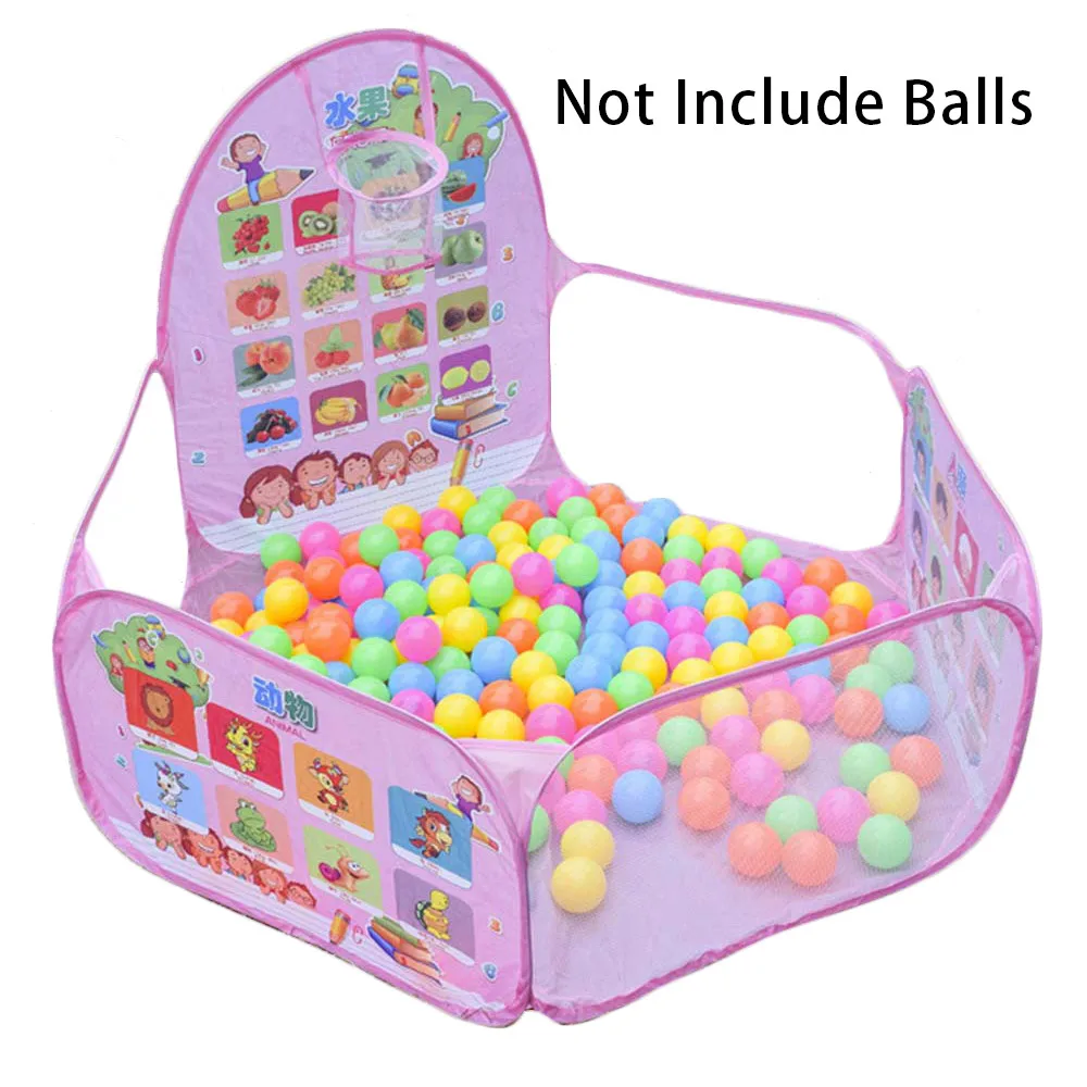 Children's Playpen Dry Pool For Children Kids Safe Foldable Playpens Game Portable Baby Outdoor Indoor Ball Pool Play Tent - Цвет: WJ3278I