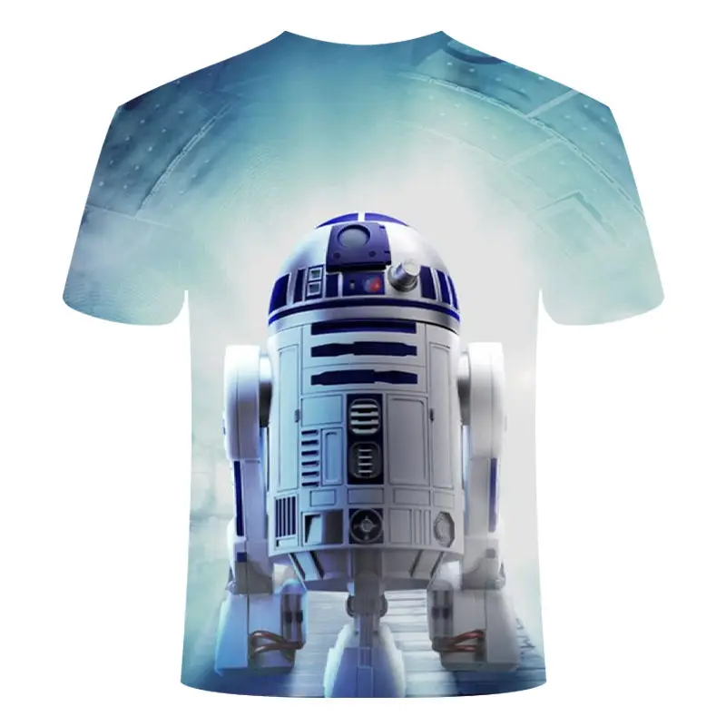 T shirt Homme Camisetas Hombre Novelty Star Wars A New Hope Robot Men T-Shirts Tshirts 3D Print Male Funny Tees S-6XL