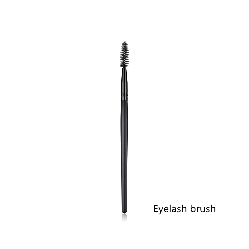 eyelash brush ENNKE Одиночная микро кисточка для румян без каблука брови рассыпная пудра теней для век основа для макияжа Кисти для лица Красота инструменты - Handle Color: eyelash brush