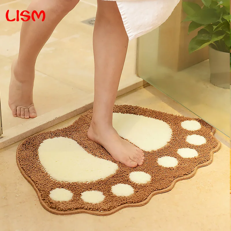 Напольный коврик, дверной коврик, входной абсорбирующий коврик для ванной комнаты, Противоскользящий коврик, семейный Коврик для прихожей коврик для кухни ванной