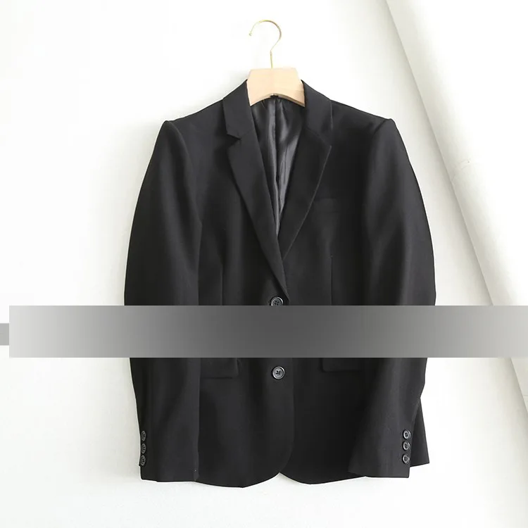 

Op33 2019 Spring New Style Slim Fit Slimming Versatile Elegant Commuting Solid Color Versatile Suit Jacket Women's