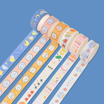 

Washi Tape 5pcs Washi Tape Set Stationery Cute School Supplies Kawaii Masking Tape Stickers Decoration Washitape Plakband