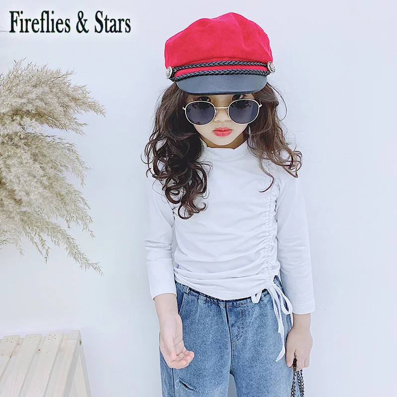 Демисезонная футболка для девочек 3 9 лет с длинным рукавом|boys sweater|kids pulloversweater kids |