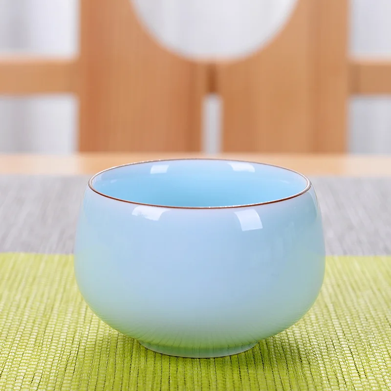 Напрямую от производителя,, чайная чашка Celadon, кунг-фу, карп мастер, удача, чашка для медитации, творческие практичные маленькие подарки