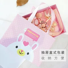 Южная Корея, Детские аксессуары для волос, Подарочная коробка, набор, милая принцесса, заколки, повязка для волос, для детей, не повреждает волосы, повязка на голову для девочек