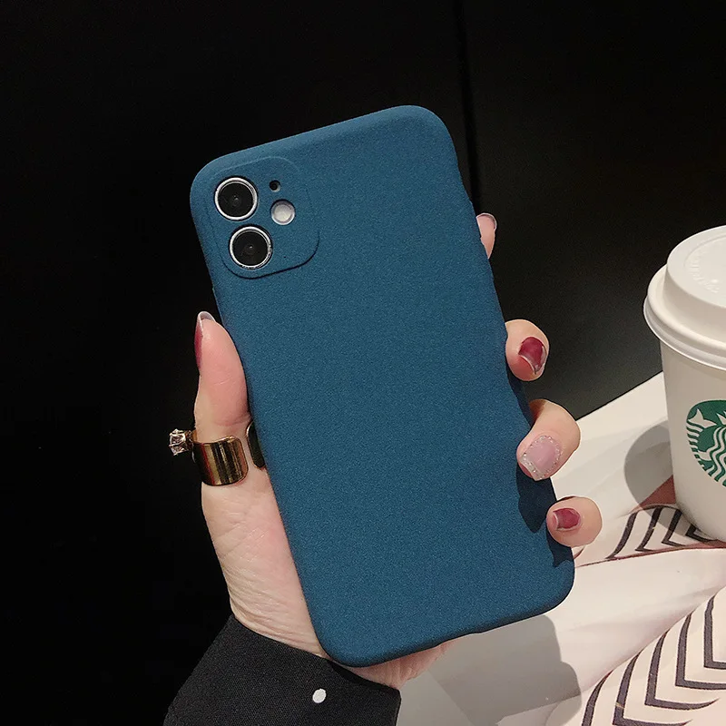 Slim Sandstone Matte Case For VIVO X60 X50 X30 X27 X20 X9 X9S V5 X7 Plus S1 V15 Pro V7 Y52S Y9S V3 Max V20SE Shockproof Capa | Мобильные