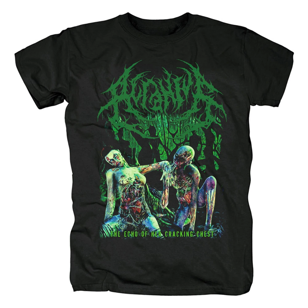 5 дизайнов demon Cool уличная Acranius рок брендовая рубашка фитнес панк, хард-рок Тяжелая темно-металлическая хлопковая черная футболка