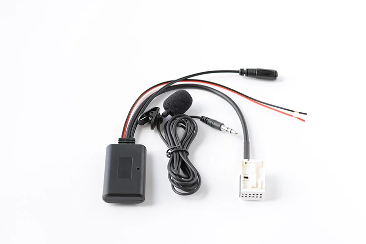Автомобильный Bluetooth AUX адаптер беспроводной аудио телефонный звонок микрофон
