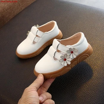 

Fashion Casual Toddler Kids Baby Girls Flower Leather Single Princess Party Dancing Shoes Sandals Hot Free Shipping