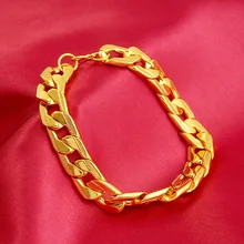 Серебряная с золотом цепь на руку браслеты с подвесками мужские цепочки из нержавеющей стали модный браслет мужские ювелирные изделия панк подарок для мужчин