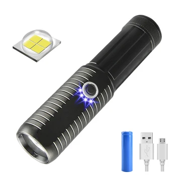 

XANES W577 P50 Hightlight Flashlight 18650 Battery USB Charging Waterproof 4 Mode LED Light Camping Lamp Lantern Torch Spotlight